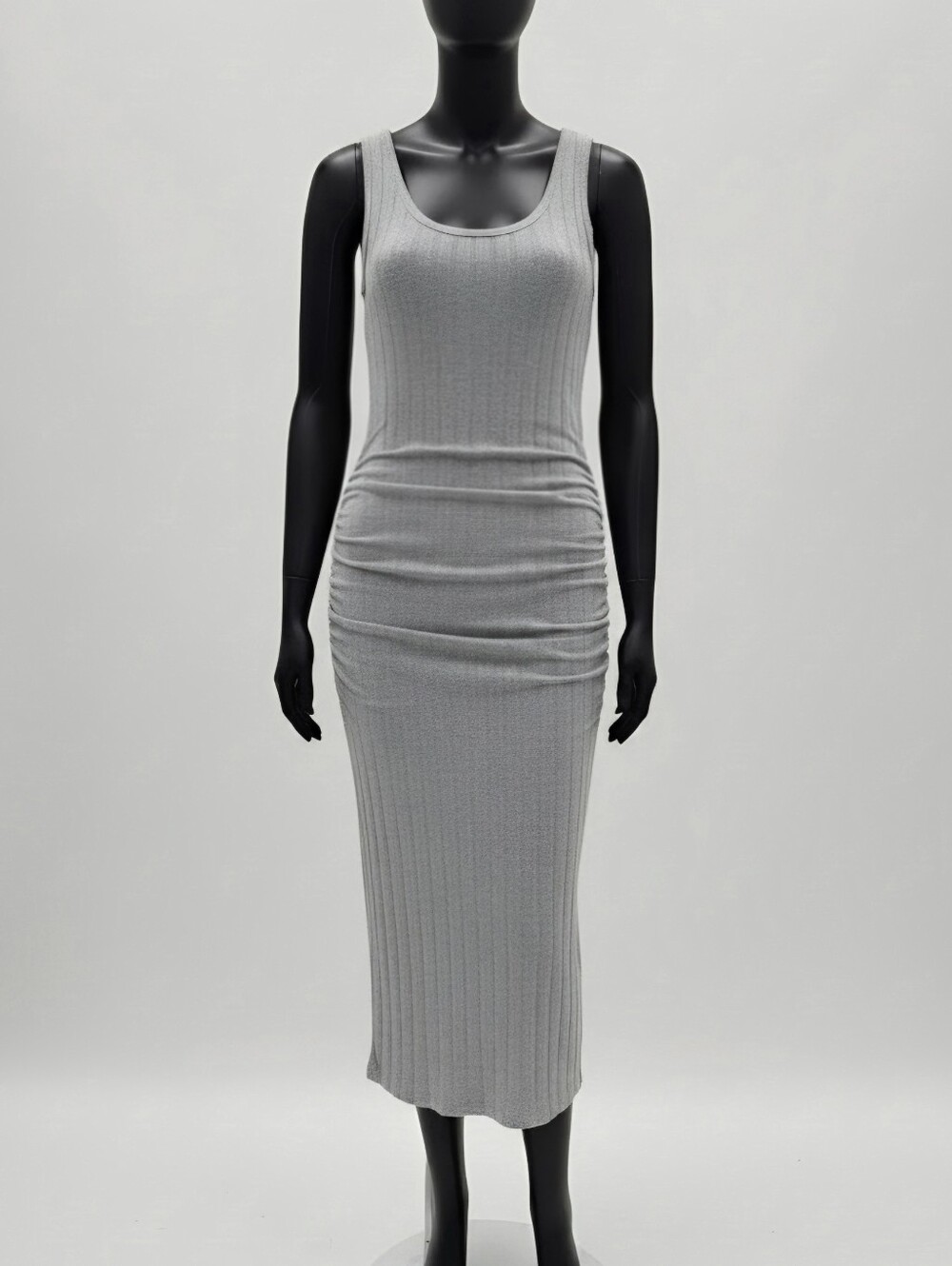 SHEIN RIBBED MAXI TANK DRESS